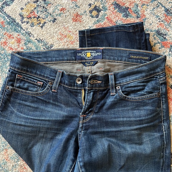 Lucky brand Charlie straight jeans - Picture 2 of 3
